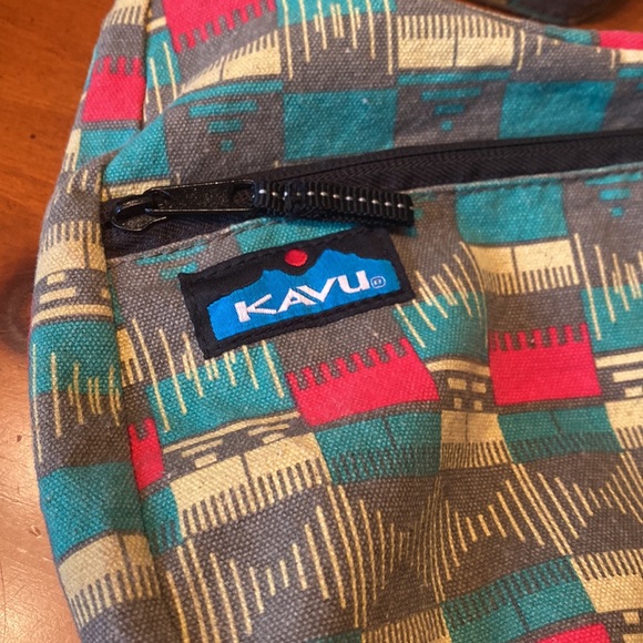 KAVU Limited Edition Sydney Satchel Crossbody Bag Multicolor Boho Adjustable Zip - Picture 2 of 16